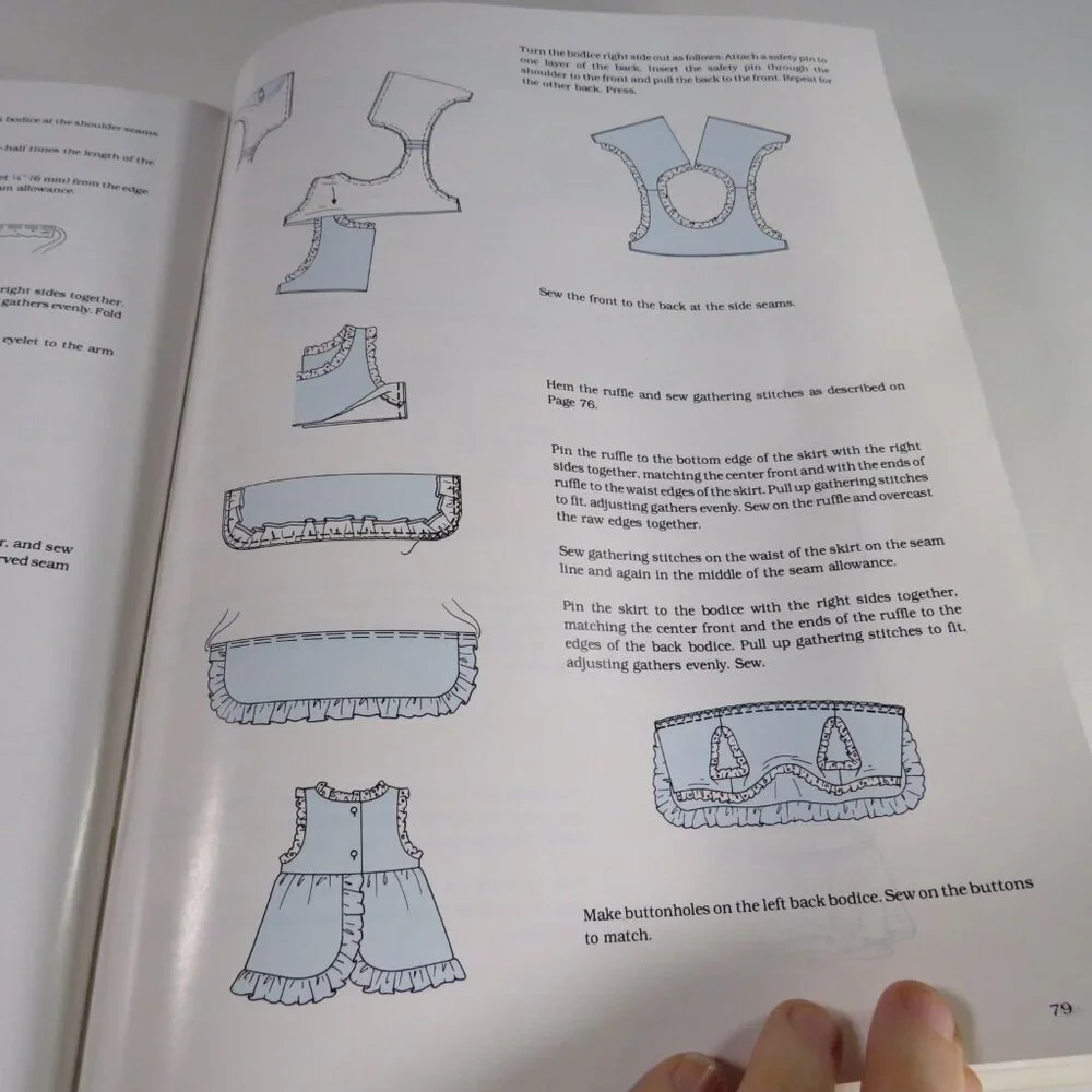 Sewing for Baby Book w Patterns  (complete, uncut) 1990